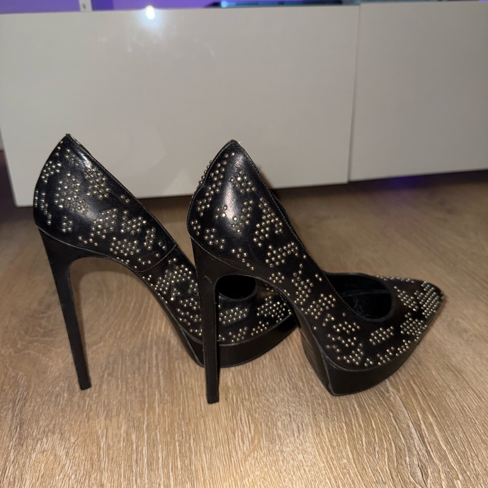 Saint Laurent Studded Black Heels